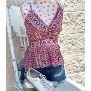 Pink tank top